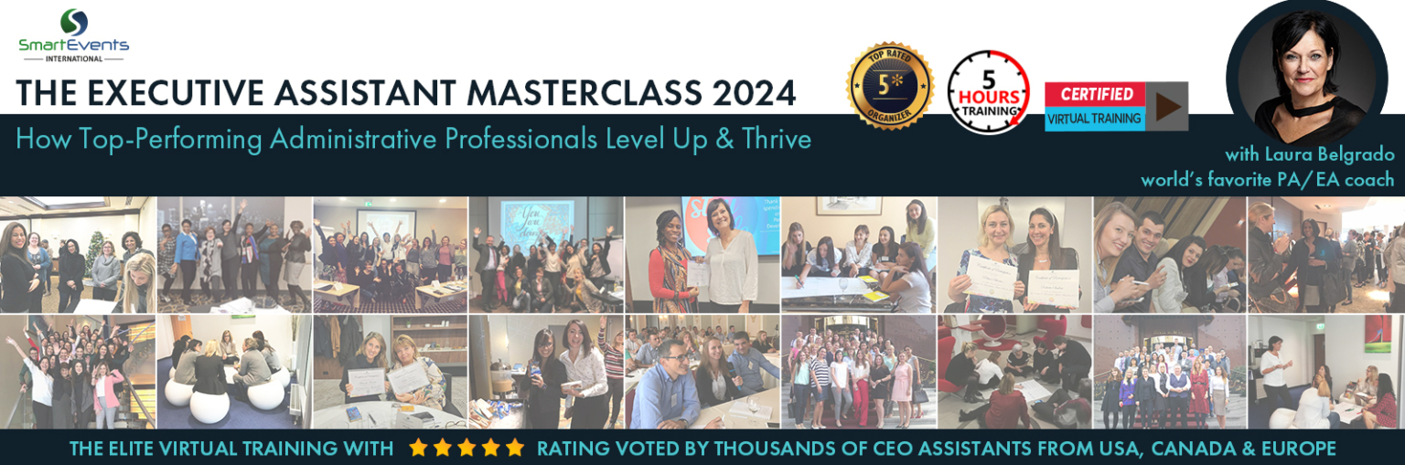 The Executive Assistant Masterclass 2024 Smart Events International
